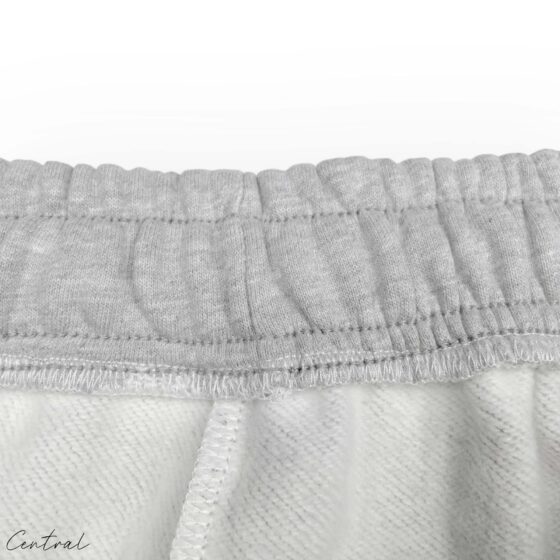 Gray READYMADE x DENIM TEARS sweatpants featuring a relaxed fit and logo details by central.