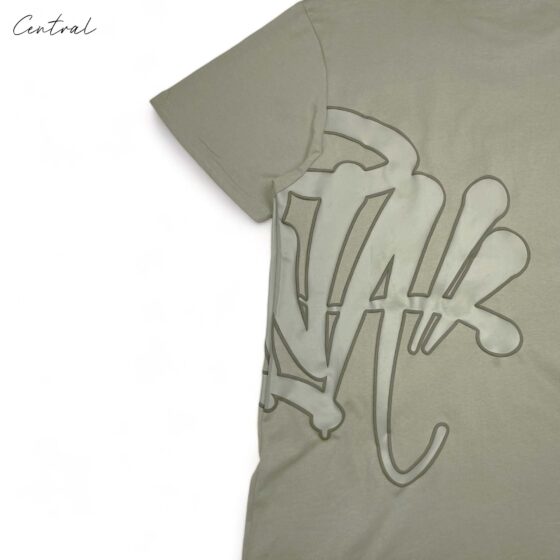 Syna World green short set featuring a matching t-shirt and shorts by Central, perfect for casual wear.
