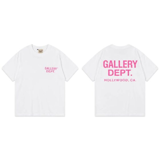 Gallery Dept. Souvenir Tshirt - White/Pink