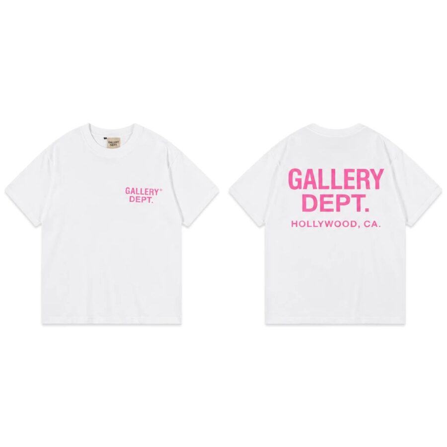 Gallery Dept. Souvenir Tshirt - White/Pink