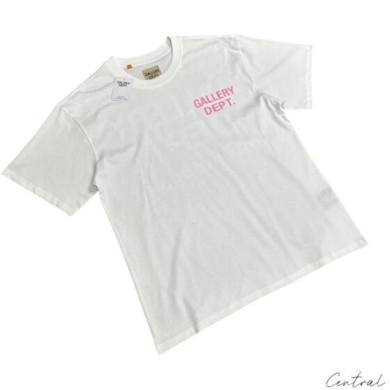 Gallery Dept. Souvenir Tshirt - White/Pink