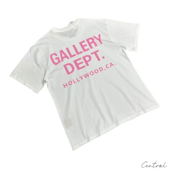 Gallery Dept. Souvenir Tshirt - White/Pink