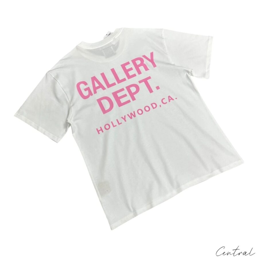Gallery Dept. Souvenir Tshirt - White/Pink