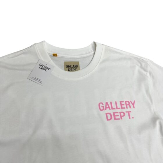 Gallery Dept. Souvenir Tshirt - White/Pink