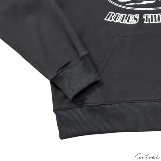 upreme Corteiz Rules The World Hoodie Black