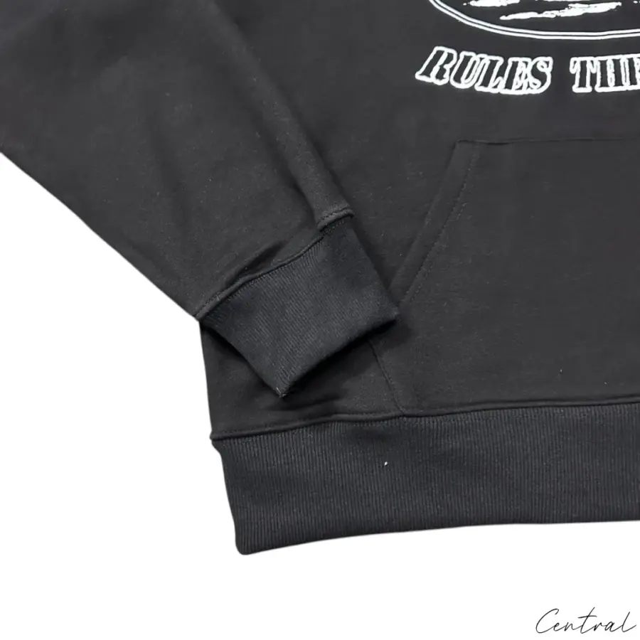 upreme Corteiz Rules The World Hoodie Black