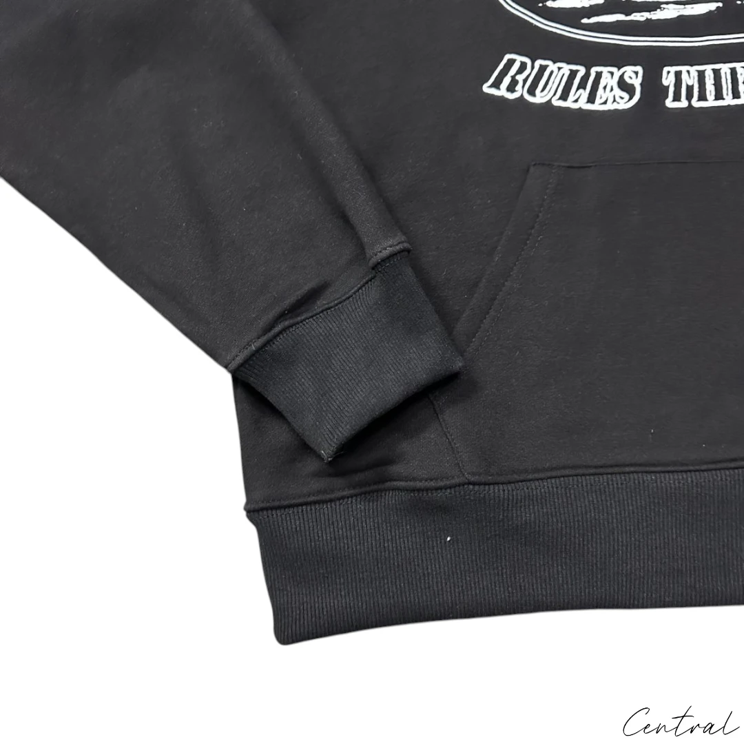 upreme Corteiz Rules The World Hoodie Black