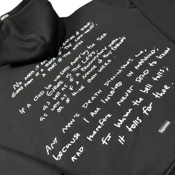 upreme Corteiz Rules The World Hoodie Black