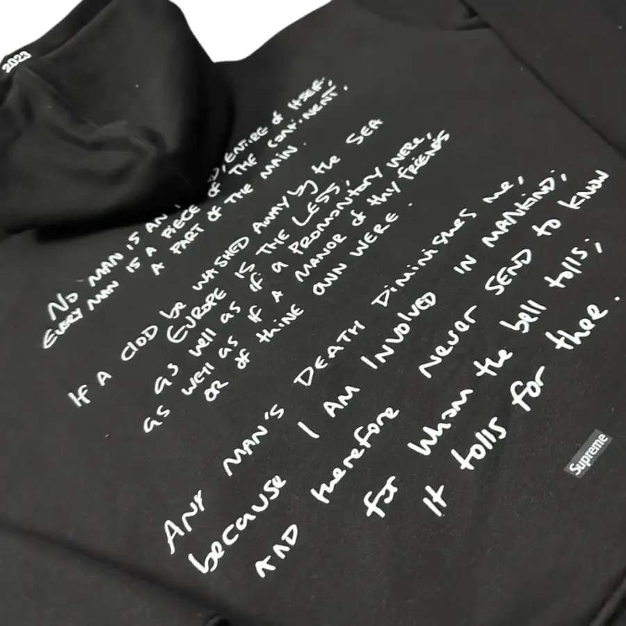 upreme Corteiz Rules The World Hoodie Black