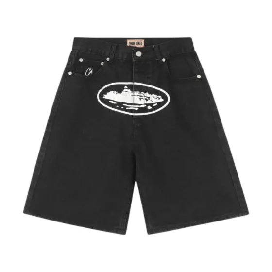Corteiz Alcatraz Denim Shorts