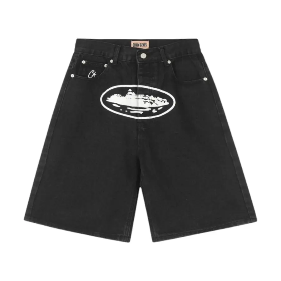 Corteiz Alcatraz Denim Shorts
