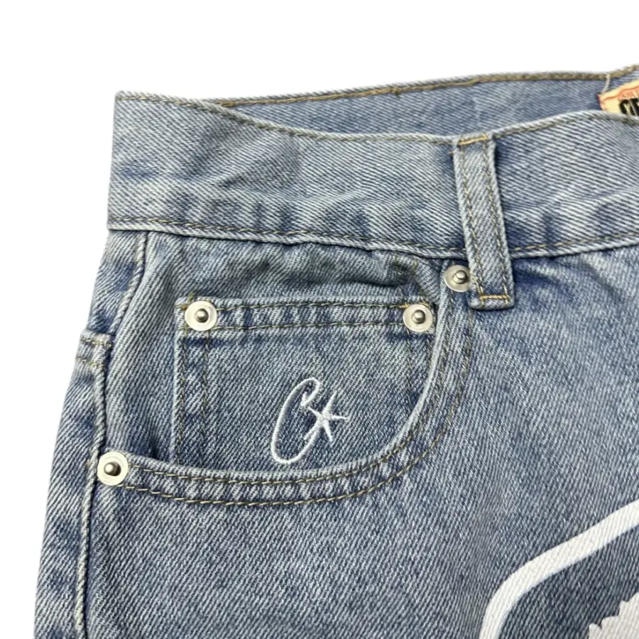 ISLAND DENIM SHORT [STONEWASH]