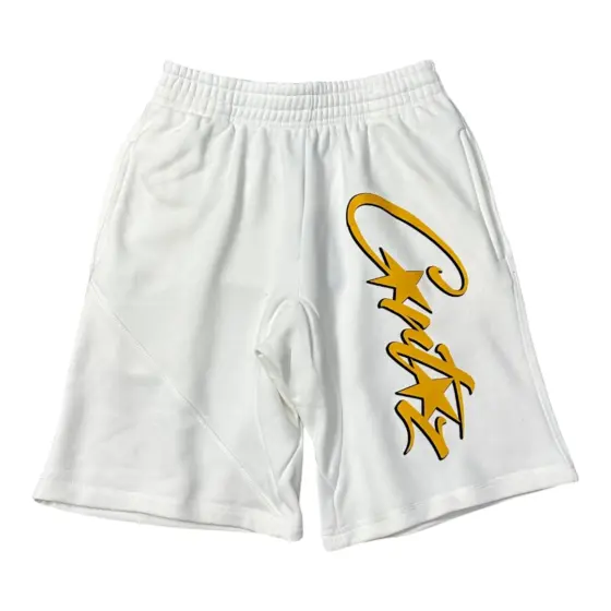 Corteiz Allstarz Shorts - White/Yellow