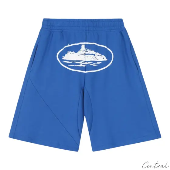 Corteiz Alcatraz Shorts Blue