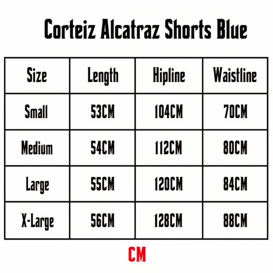 Corteiz Alcatraz Shorts Blue