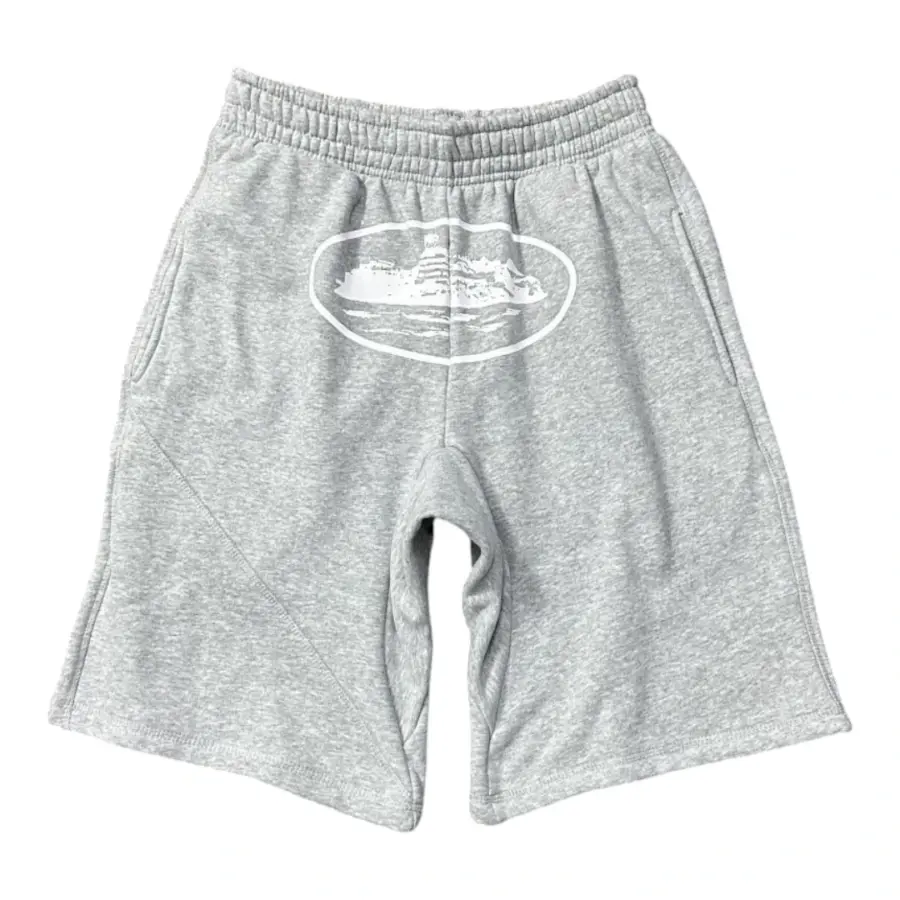 Corteiz Alcatraz Shorts Gray