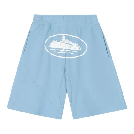 Corteiz Alcatraz Shorts Baby Blue