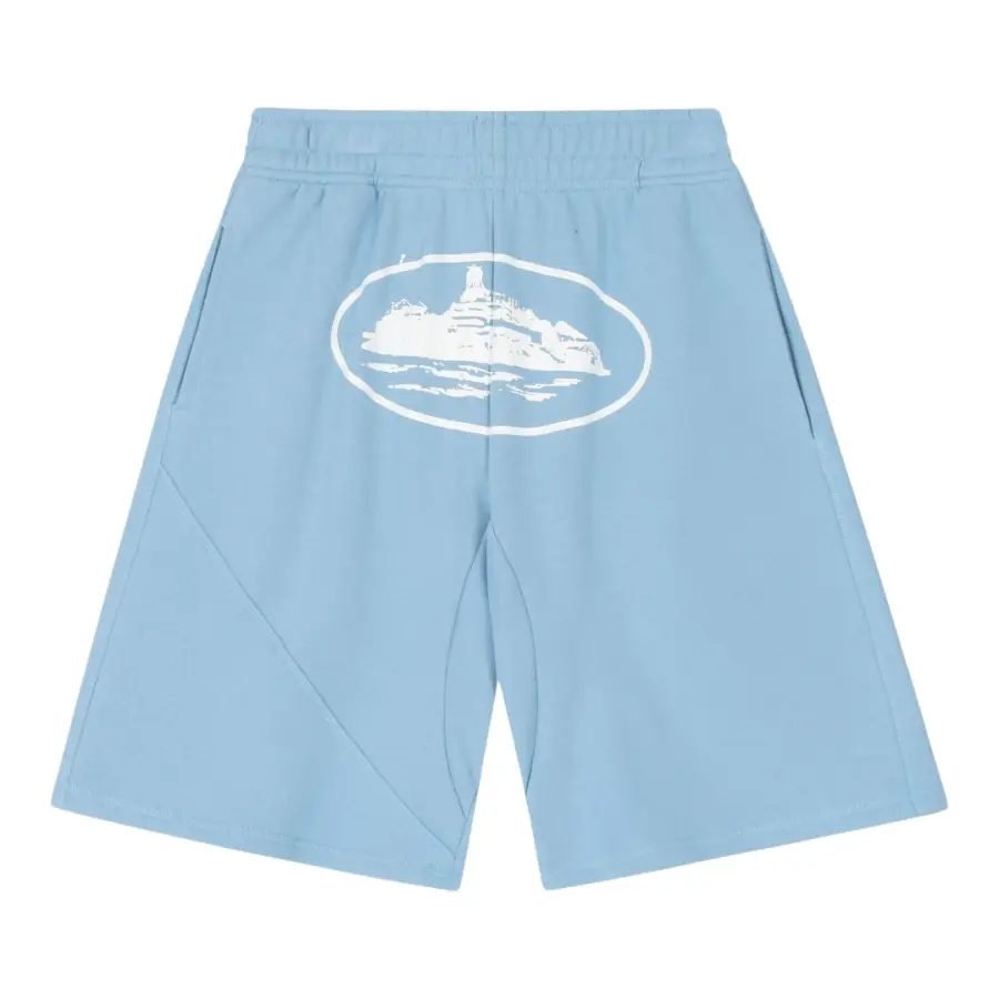 Corteiz Alcatraz Shorts Baby Blue
