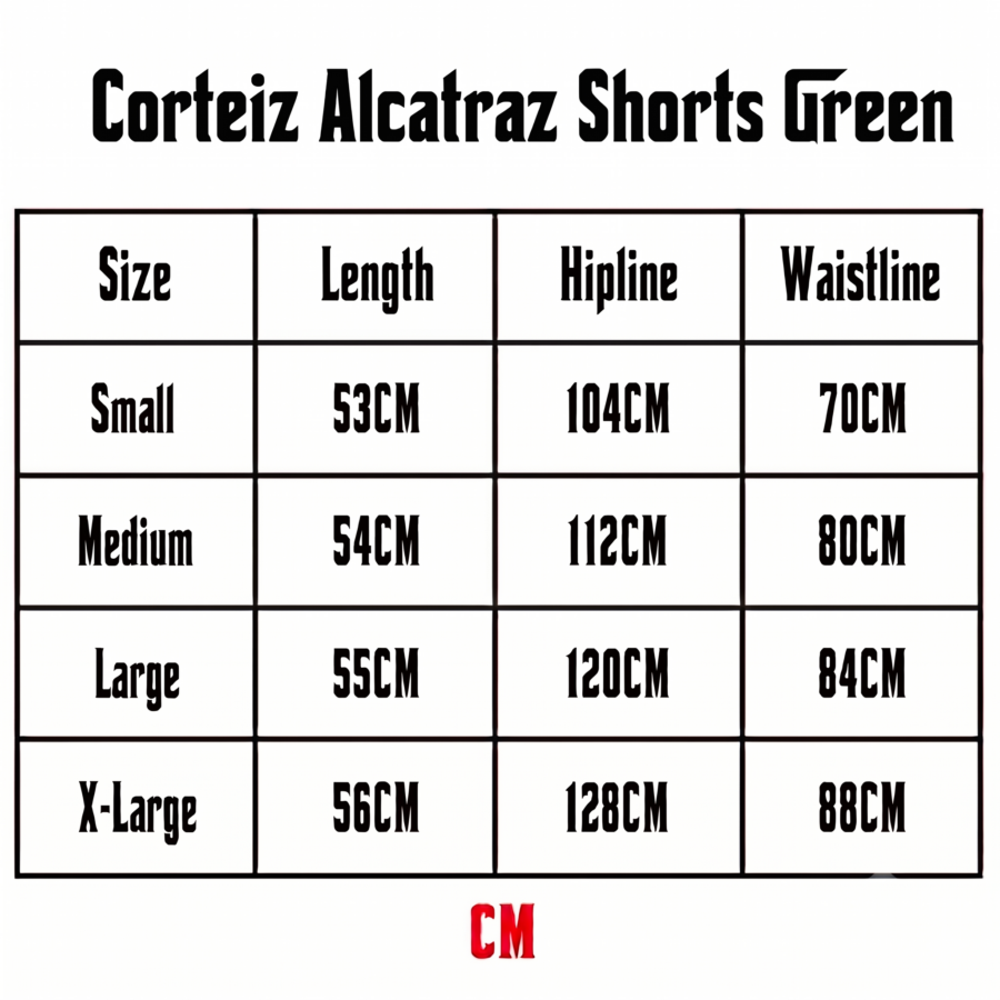 Corteiz Alcatraz Shorts Green