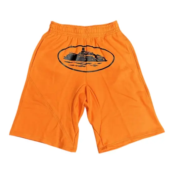Corteiz Alcatraz Shorts Orange