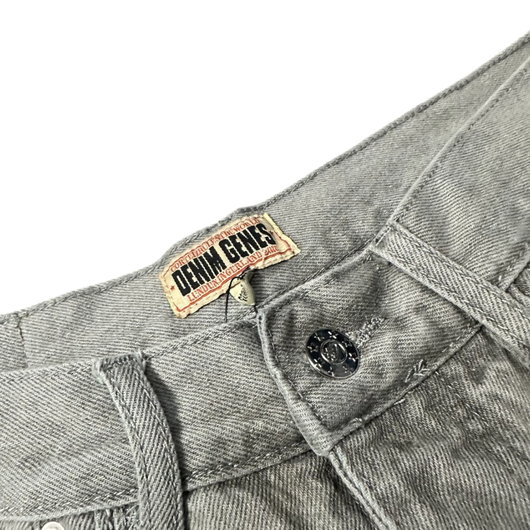 Corteiz C-Star Denim Shorts 'Gray'