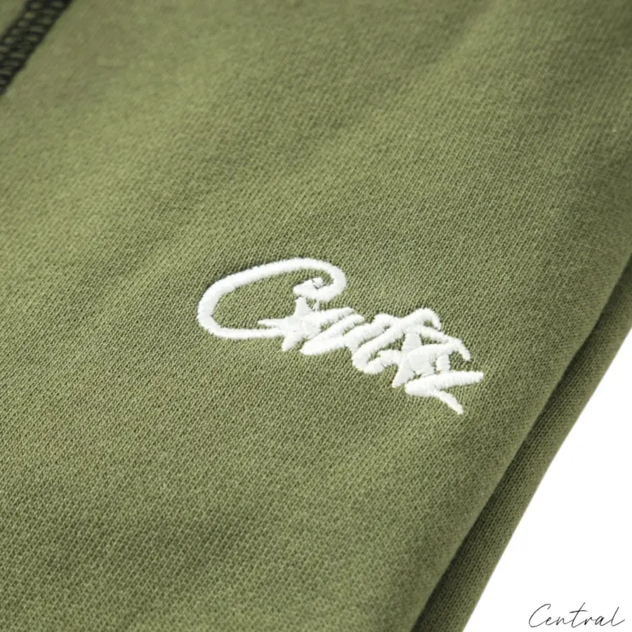 Corteiz HMP Open Hem Sweatpant 'Olive'