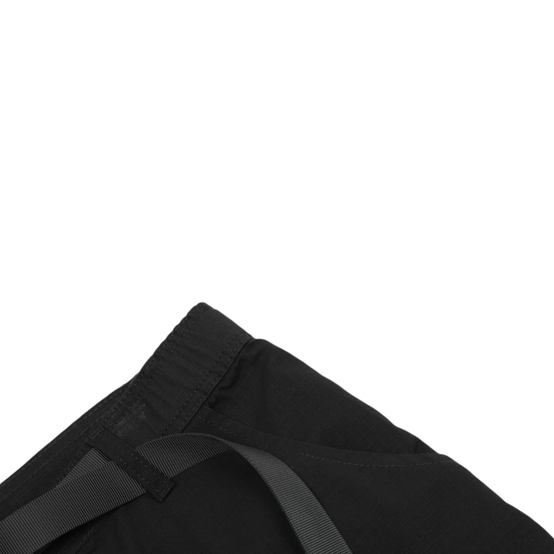 Corteiz Alcatraz Cargo Shorts - Black/Yellow