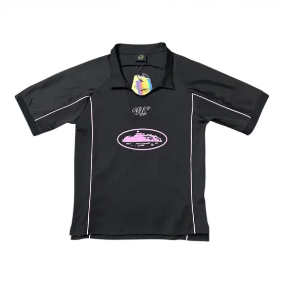 Corteiz Talismo Football Jersey Black/Pink