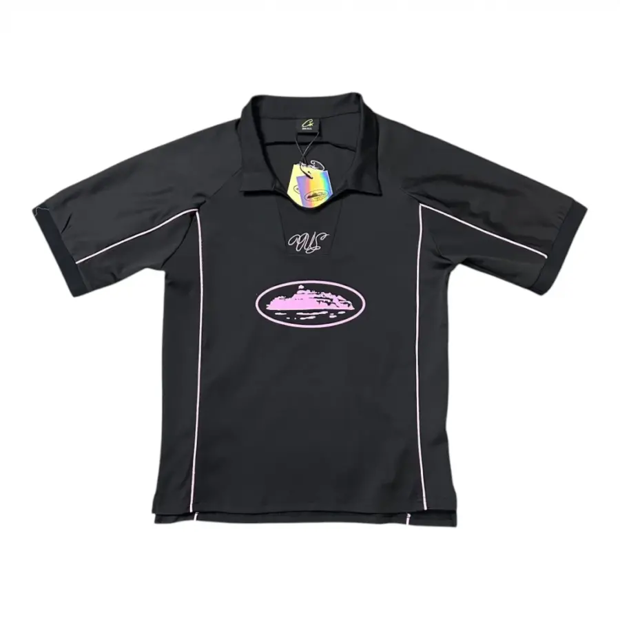 Corteiz Talismo Football Jersey Black/Pink