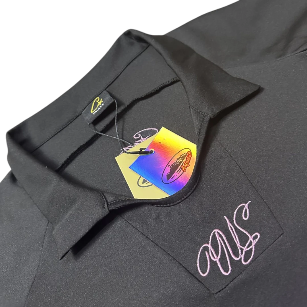 Corteiz Talismo Football Jersey Black/Pink