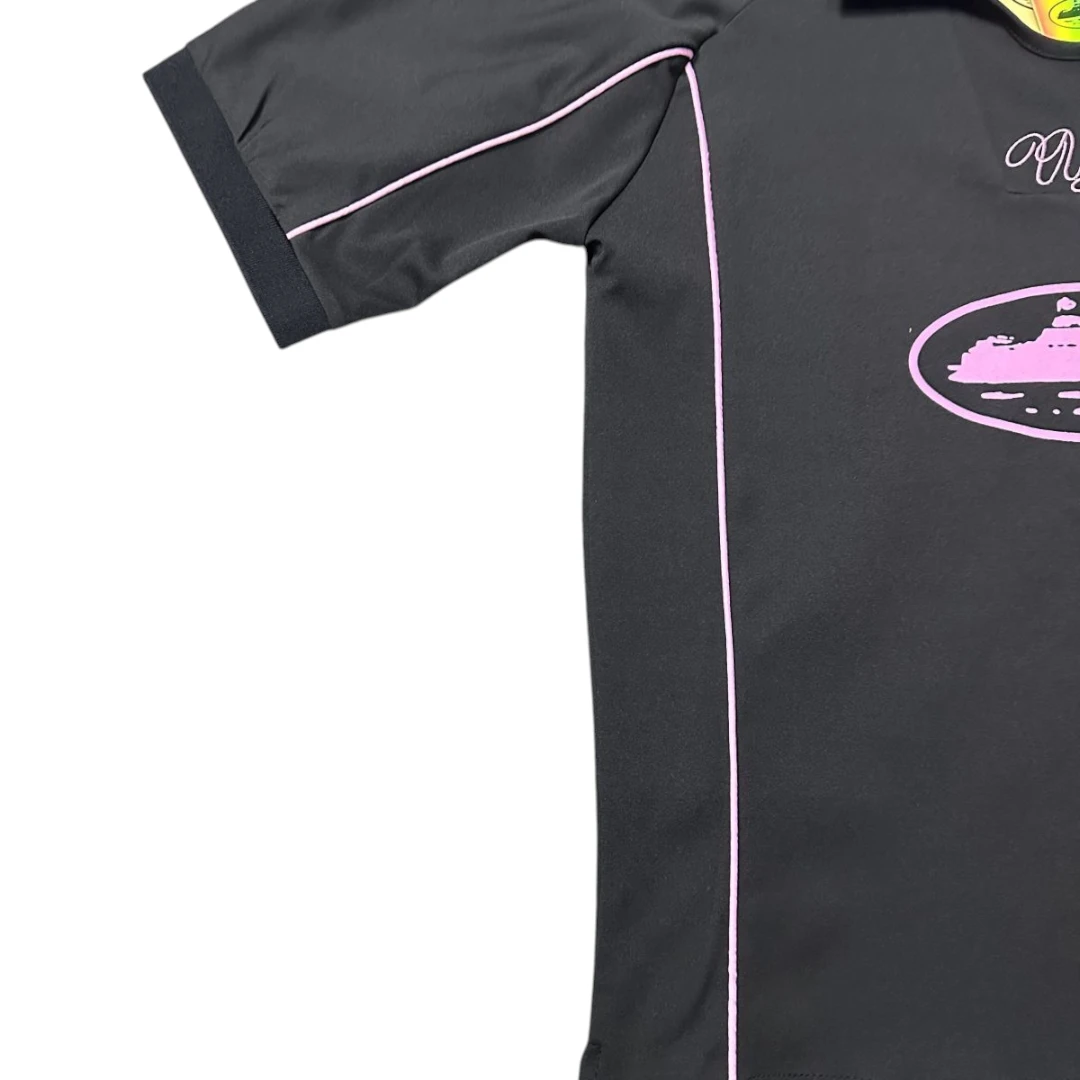 Corteiz Talismo Football Jersey Black/Pink