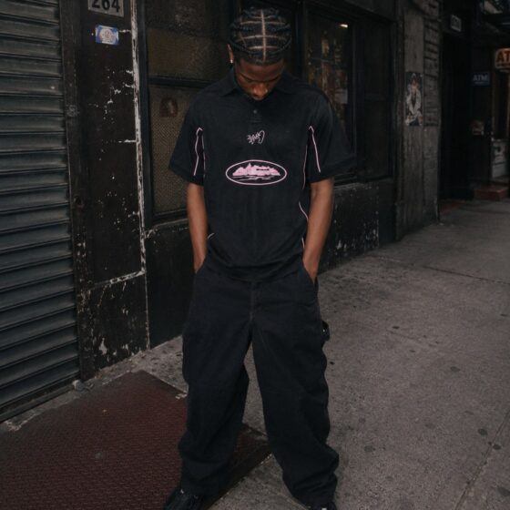 Corteiz Talismo Football Jersey Black/Pink