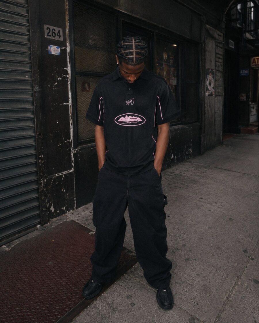 Corteiz Talismo Football Jersey Black/Pink
