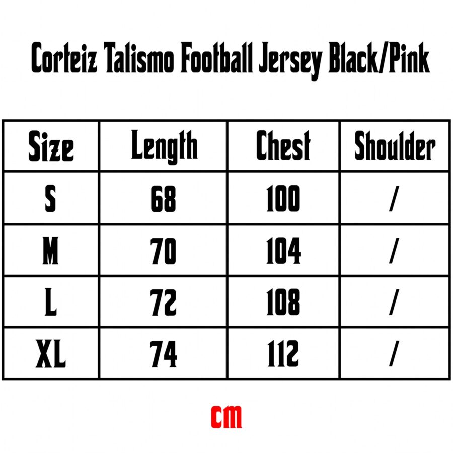 Corteiz Talismo Football Jersey Black/Pink