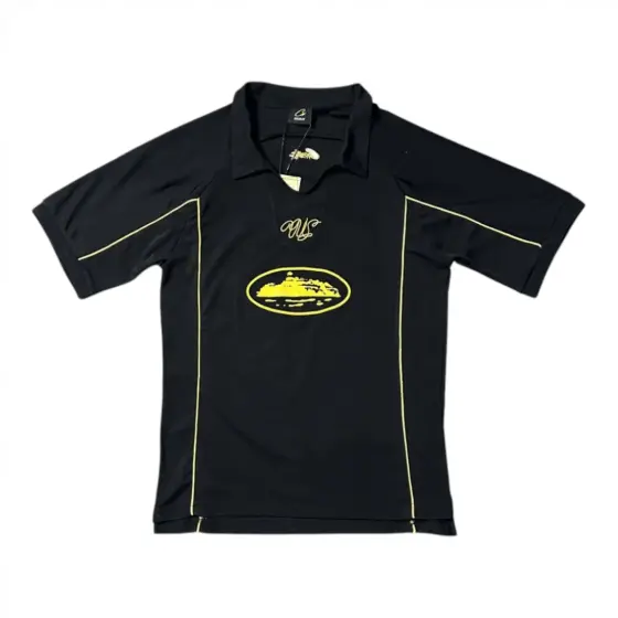 Corteiz Talismo Football Jersey Black/Yellow