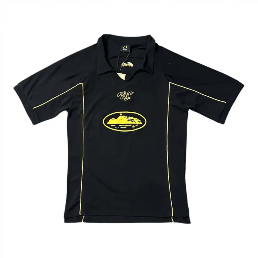Corteiz Talismo Football Jersey Black/Yellow