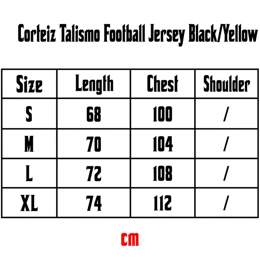 Corteiz Talismo Football Jersey Black/Yellow