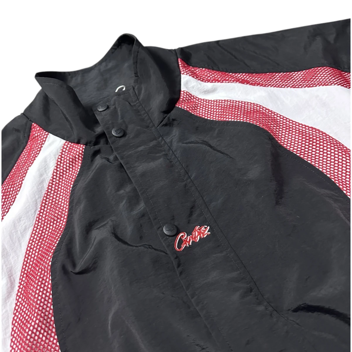 Corteiz Vertigo Shuku Jacket Black/Red