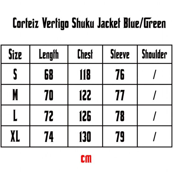 Corteiz Vertigo Shuku Jacket Blue/Green