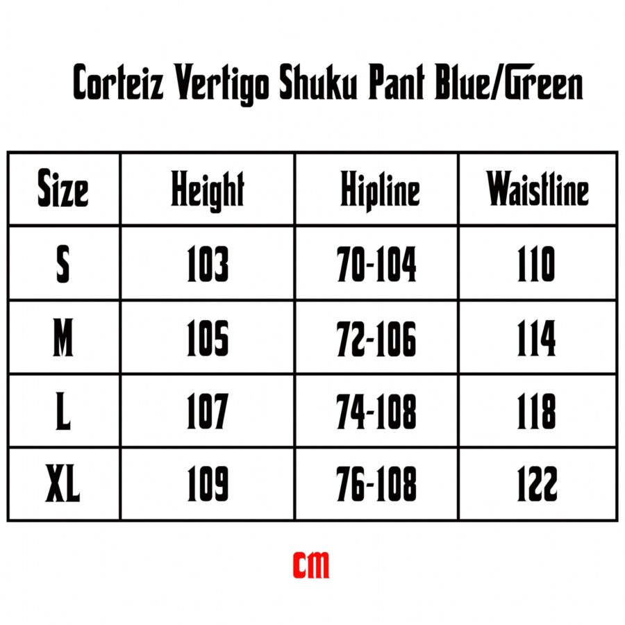 Corteiz Vertigo Shuku Pant Blue/Green