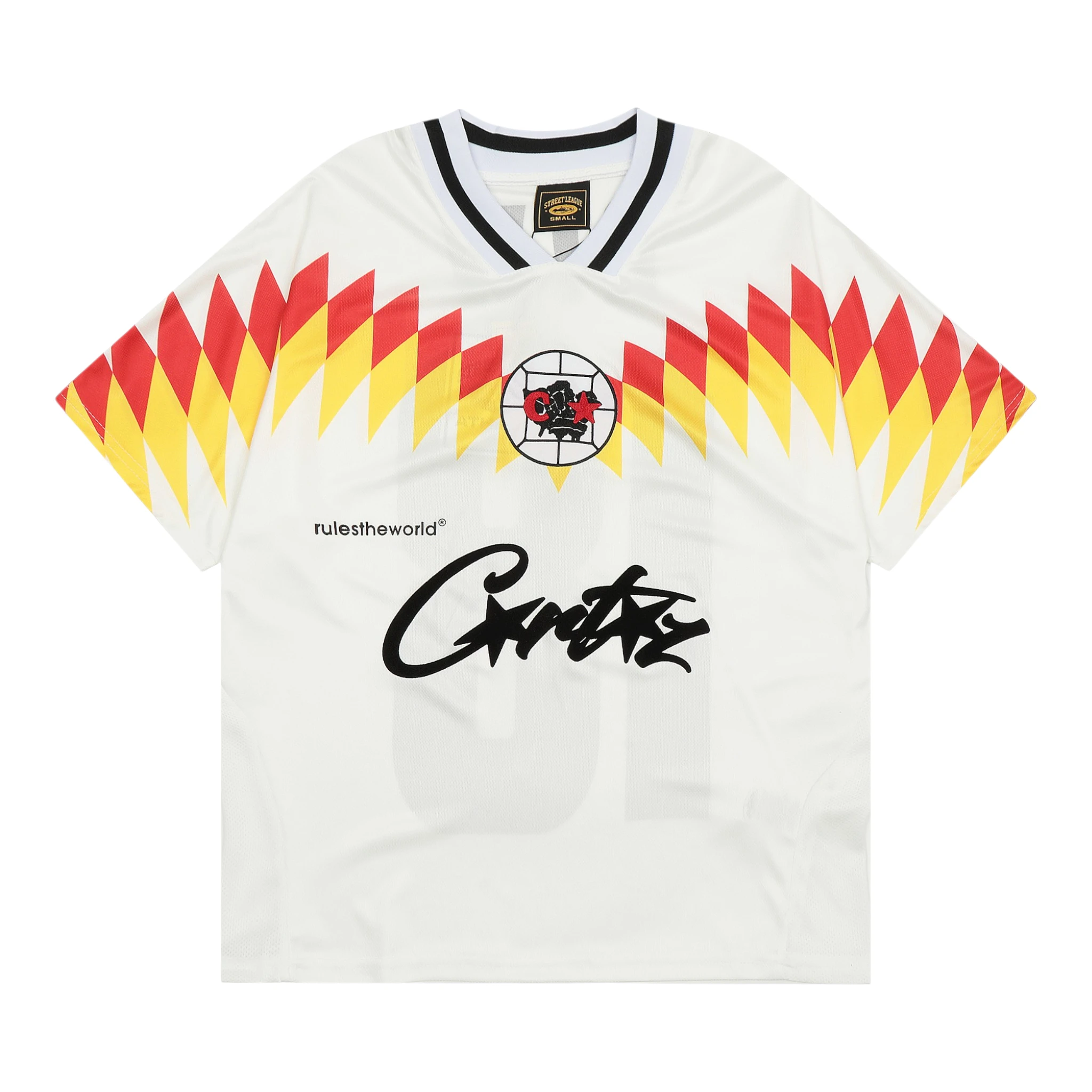 Corteiz Club RTW Football Jersey Tee White