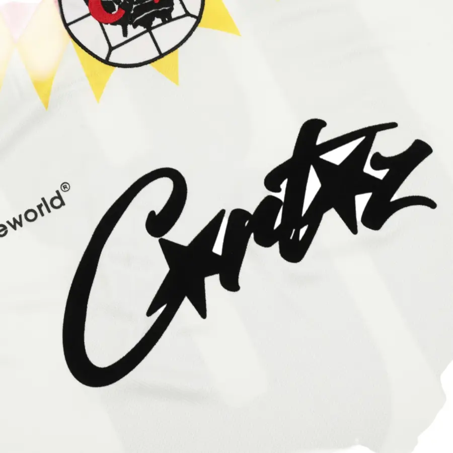 Corteiz Club RTW Football Jersey Tee White