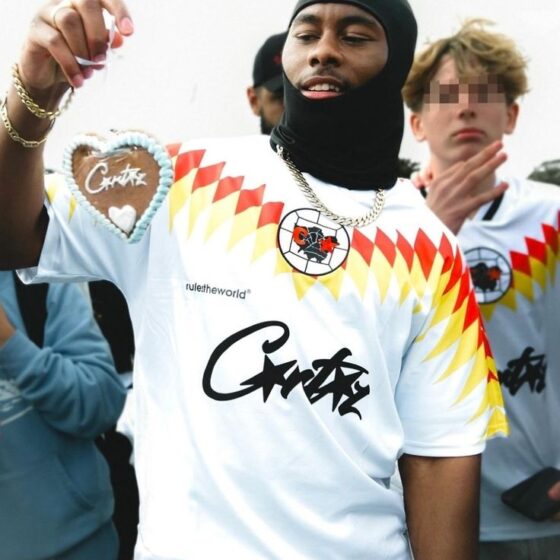Corteiz Club RTW Football Jersey Tee White