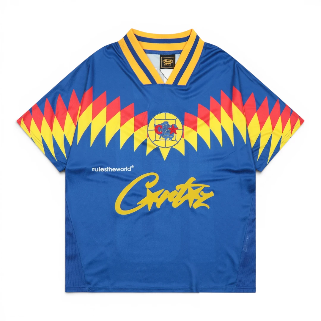 Corteiz RTW Club America Colombia Jersey – Blue