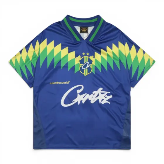 Corteiz RTW Club America Brasil Jersey – Blue