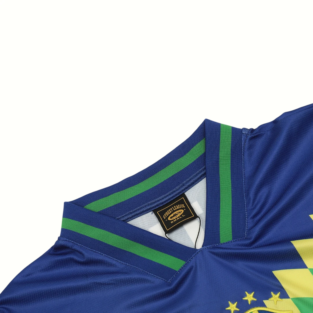 Corteiz RTW Club America Brasil Jersey – Blue