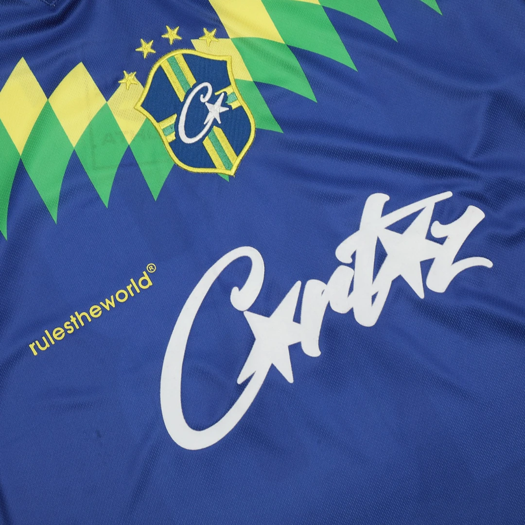 Corteiz RTW Club America Brasil Jersey – Blue