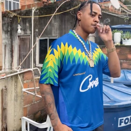Corteiz RTW Club America Brasil Jersey – Blue
