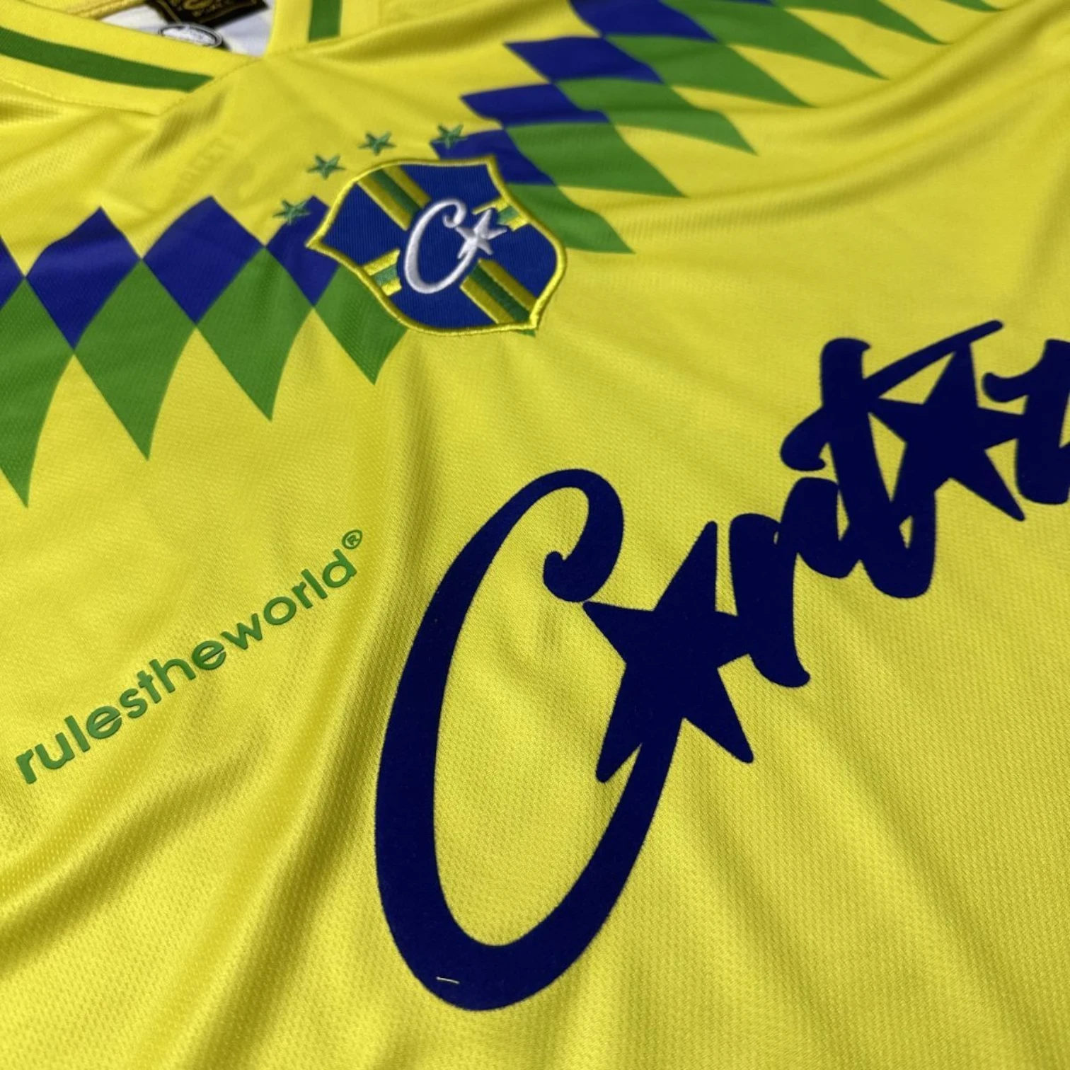 Corteiz Club America Brazil Jersey Yellow