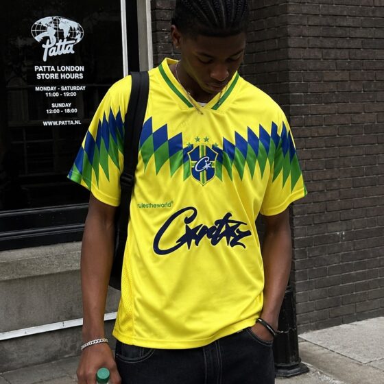 Corteiz Club America Brazil Jersey Yellow